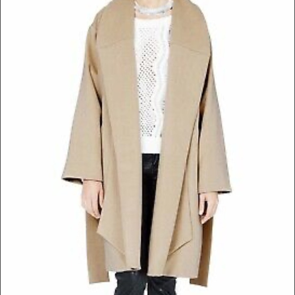 sass & bide wool tie swing coat